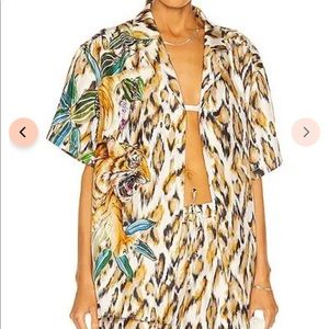 Oversized Shirt in Tristan Print Tell Your Friends